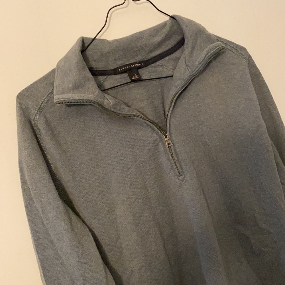 ☀️ Banana Republic Gray Blue Sweater | S